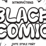 Black Comic Font - Featured Image