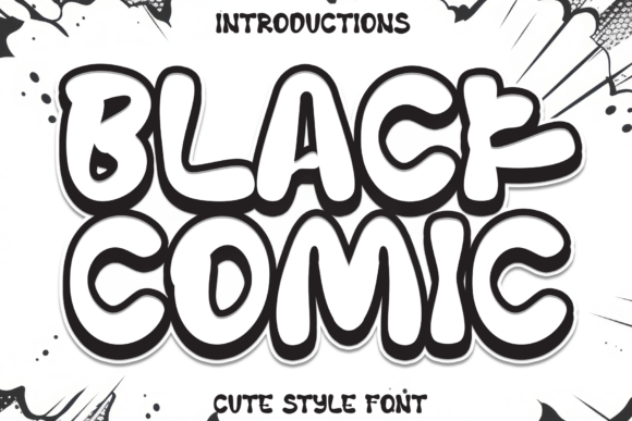 Black Comic Font - Featured Image