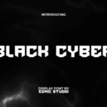 Black Cyber Font - Featured Image