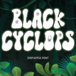 Black Cyclops Font - Featured Image