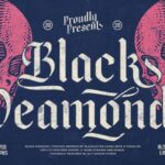 Black Deamond Font - Featured Image