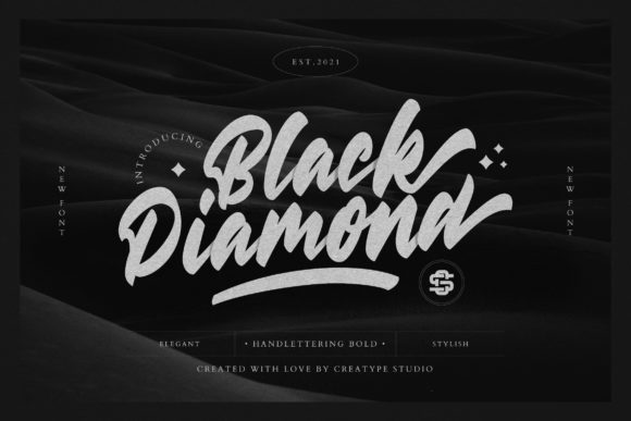 Black Diamond Font - Featured Image