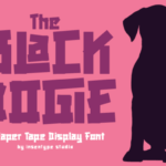 Black Dogie Font - Featured Image