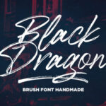 Black Dragon Font - Featured Image
