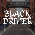 Black Driver Font - Featured Image