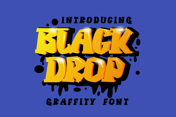 Black Drop Font - Featured Image