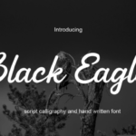Black Eagle Font - Featured Image