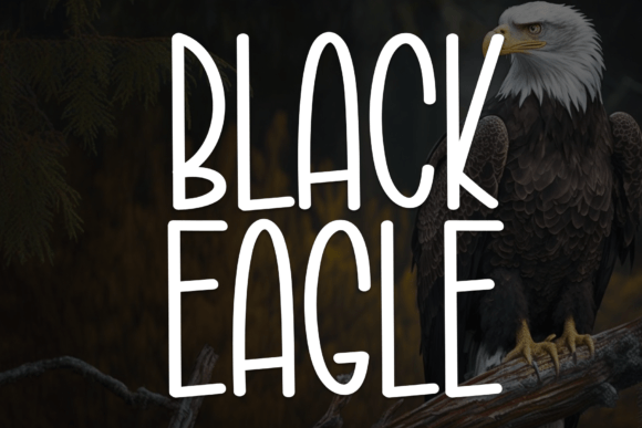 Black Eagle Font - Featured Image