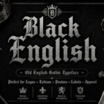 Black English Font - Featured Image