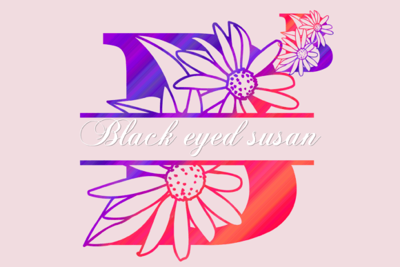 Black Eyed Susan Split Font - Featured Image