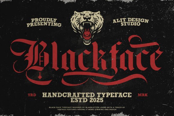 Black Face Font - Featured Image