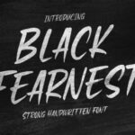Black Fearnest Font - Featured Image