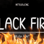 Black Fire Font - Featured Image