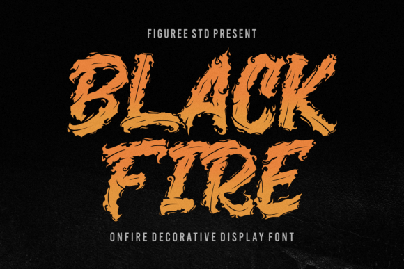 Black Fire Font - Featured Image