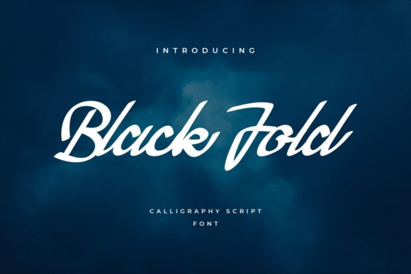 Black Fold Font - Featured Image