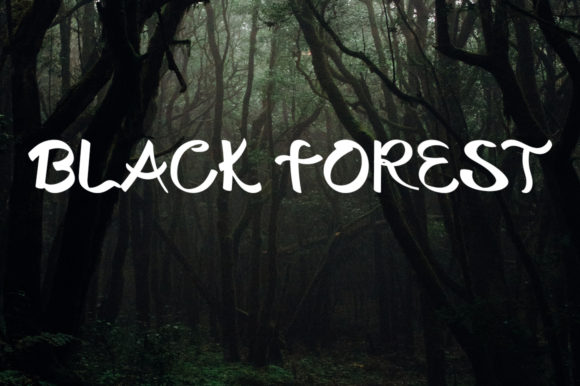 Black Forest Font - Featured Image