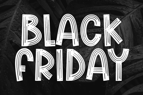 Black Friday Font - Featured Image