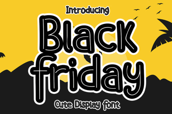 Black Friday Font - Featured Image
