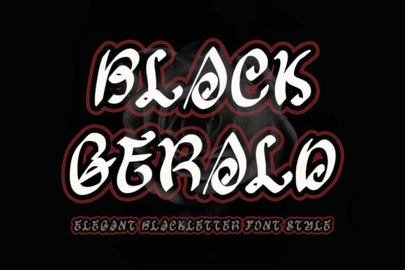 Black Gerald Font - Featured Image