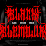 Black Glemojir Font - Featured Image