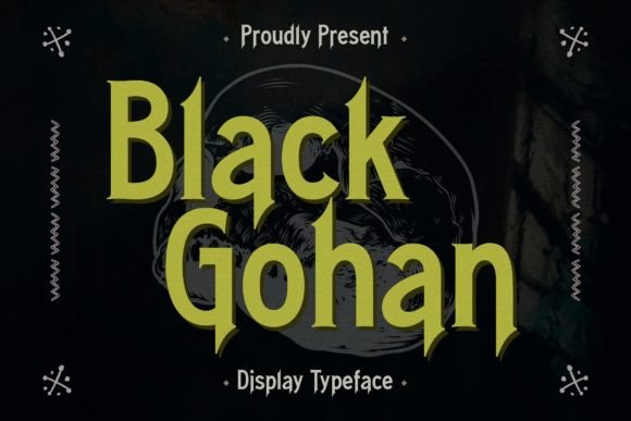 Black Gohan Font - Featured Image