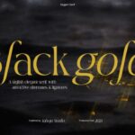 Black Gold Font - Featured Image