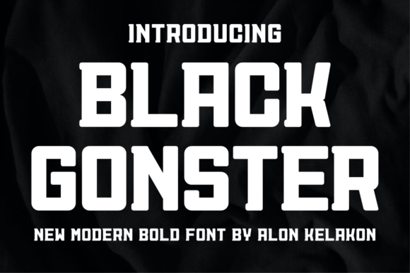 Black Gonster Font - Featured Image