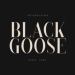 Black Goose Font - Featured Image