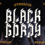Black Gorjy Font - Featured Image