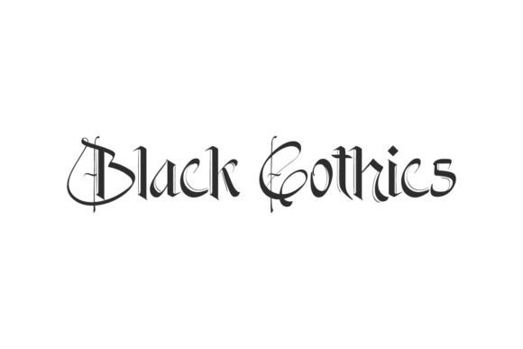 Black Gothics Font - Featured Image