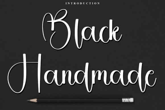 Black Handmade Font - Featured Image