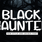 Black Haunted Font - Featured Image
