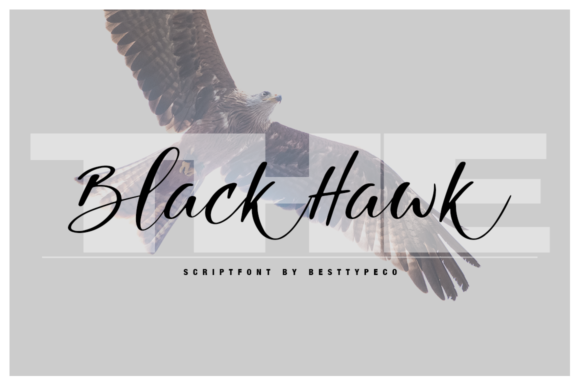 Black Hawk Font - Featured Image
