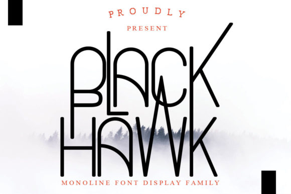 Black Hawk Font - Featured Image