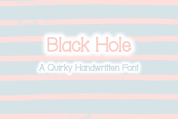 Black Hole Font - Featured Image