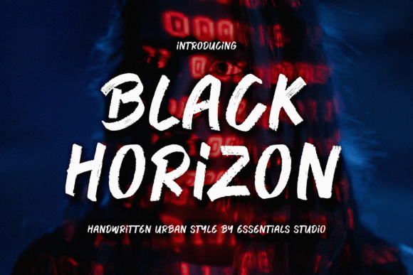 Black Horizon Font - Featured Image