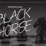Black Horse Font - Featured Image