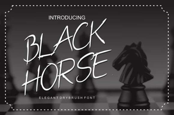 Black Horse Font - Featured Image