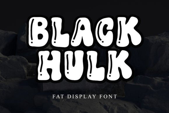 Black Hulk Font - Featured Image