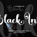 Black Ink Font - Featured Image