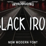 Black Iron Font - Featured Image