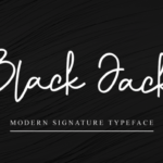 Black Jack Font - Featured Image