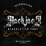 Black Jack Font - Featured Image