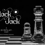Black Jack with Chessboard Font - Featured Image