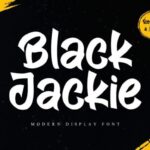 Black Jackie Font - Featured Image