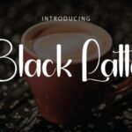 Black Latte Font - Featured Image