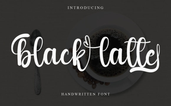 Black Latte Font - Featured Image