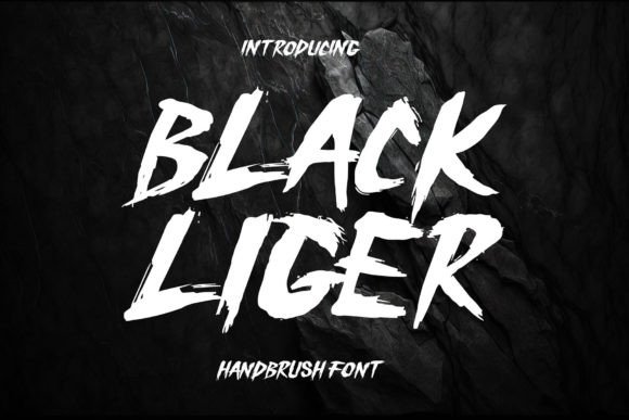 Black Liger Font - Featured Image