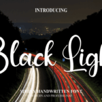 Black Light Font - Featured Image