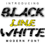 Black Line White Font - Featured Image